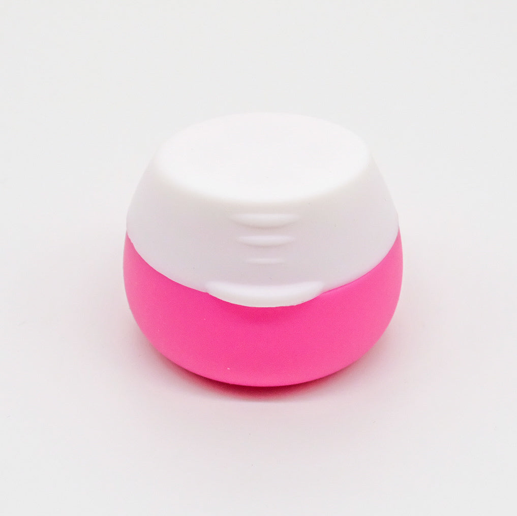 Contenants Cosmétiques en Silicone pastel avec bouchon blanc – lot de 4