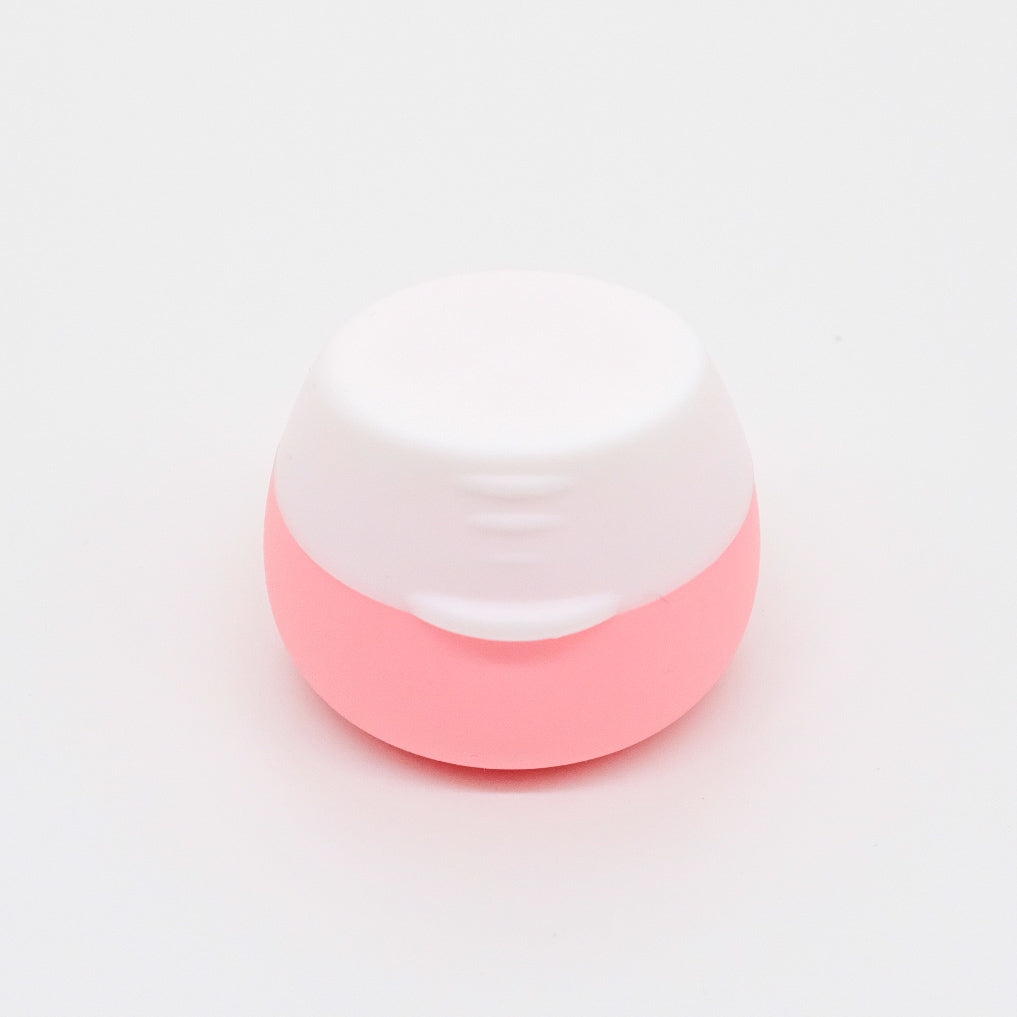 Contenants Cosmétiques en Silicone pastel avec bouchon blanc – lot de 4