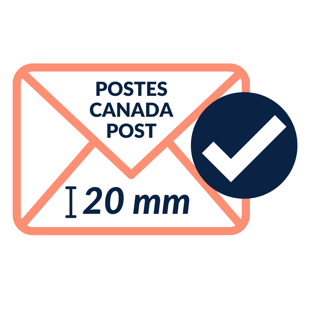 Produit qui passe en enveloppe Postes Canada