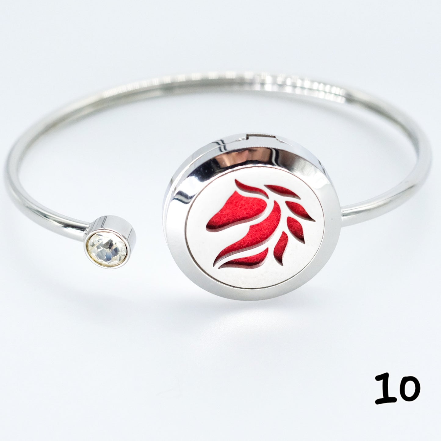Essential oil diffuser bracelet in 316L stainless steel
