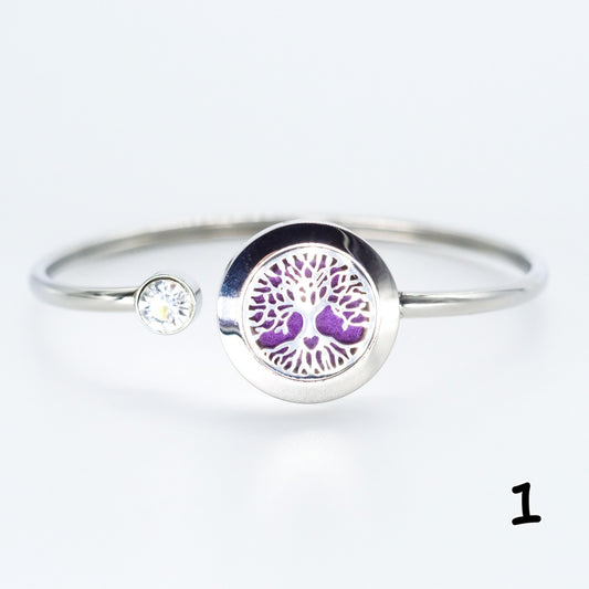 Bracelet diffuseur d'huiles essentielles en acier Inoxydable 316L