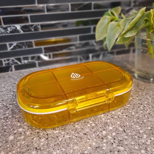 Vitamin box with 6 compartments