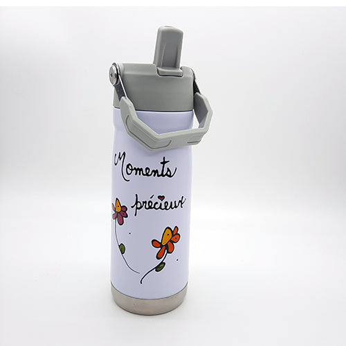 Water bottle with straw 22 oz -Suzan
