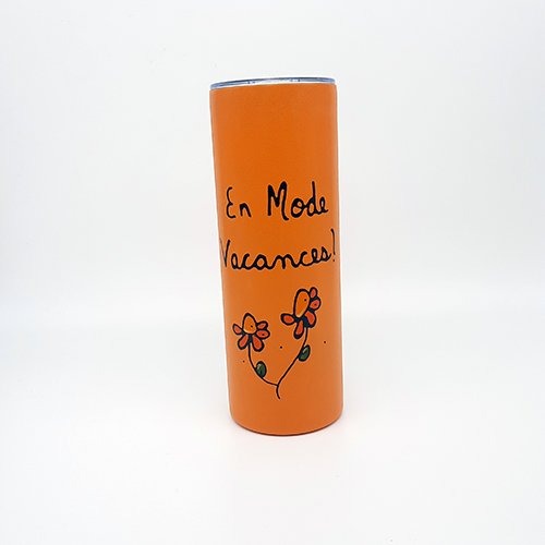 skinny tumbler orange