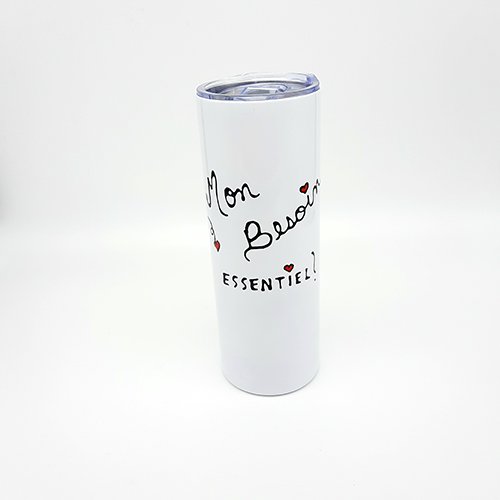 skinny tumbler white bright