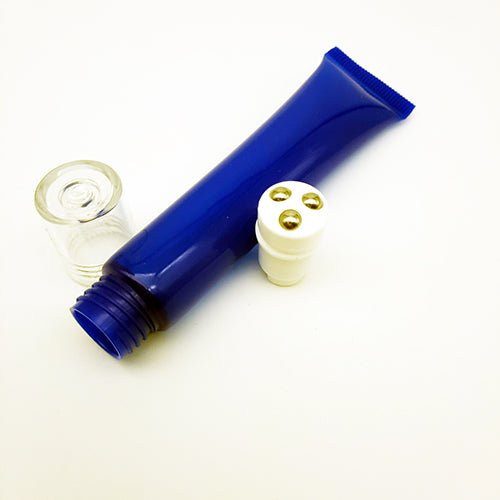 Empty tube with massage ball
