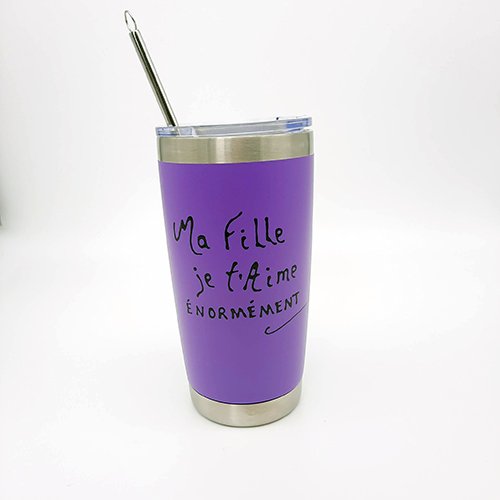 tumbler 20oz purple daughter-2