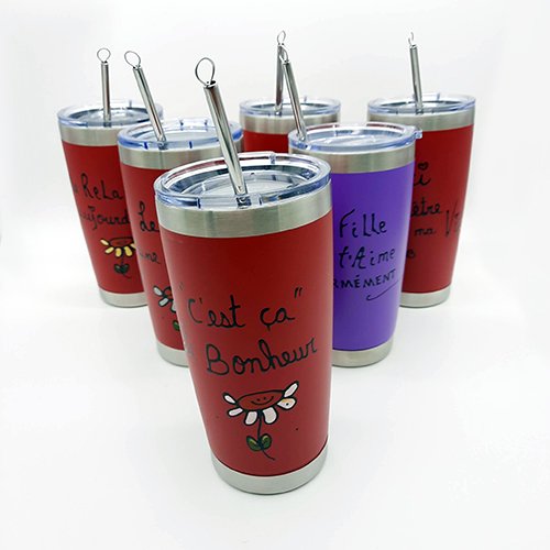 tumbler 20oz red-lot