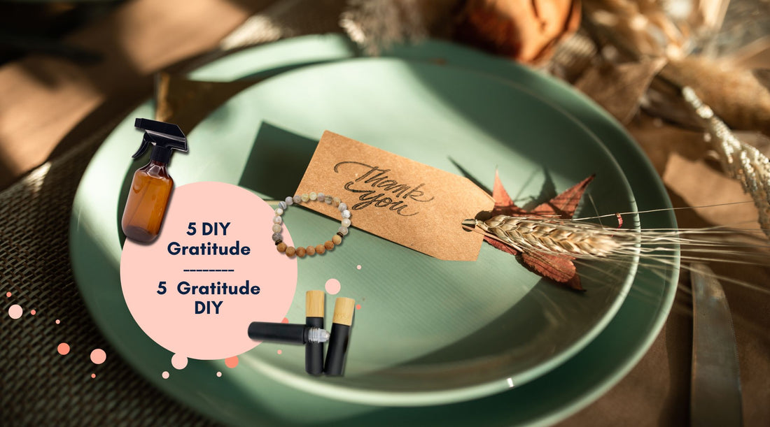 Exprimez votre gratitude : 5 idées de cadeaux DIY avec des huiles essentielles