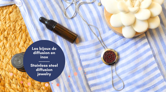 Éveillez vos sens : L'art de la diffusion d'huiles essentielles avec les bijoux en Inox