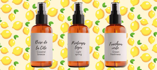 Citron & basilic pour faire respirer le printemps - 3 recettes de vaporisateurs d’ambiance à faire soi-même