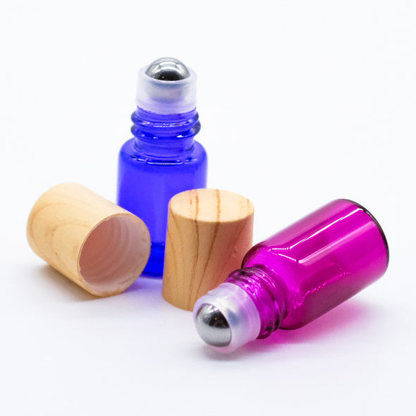 Bottle with roll-on applicator - 5 different colors - 2ml