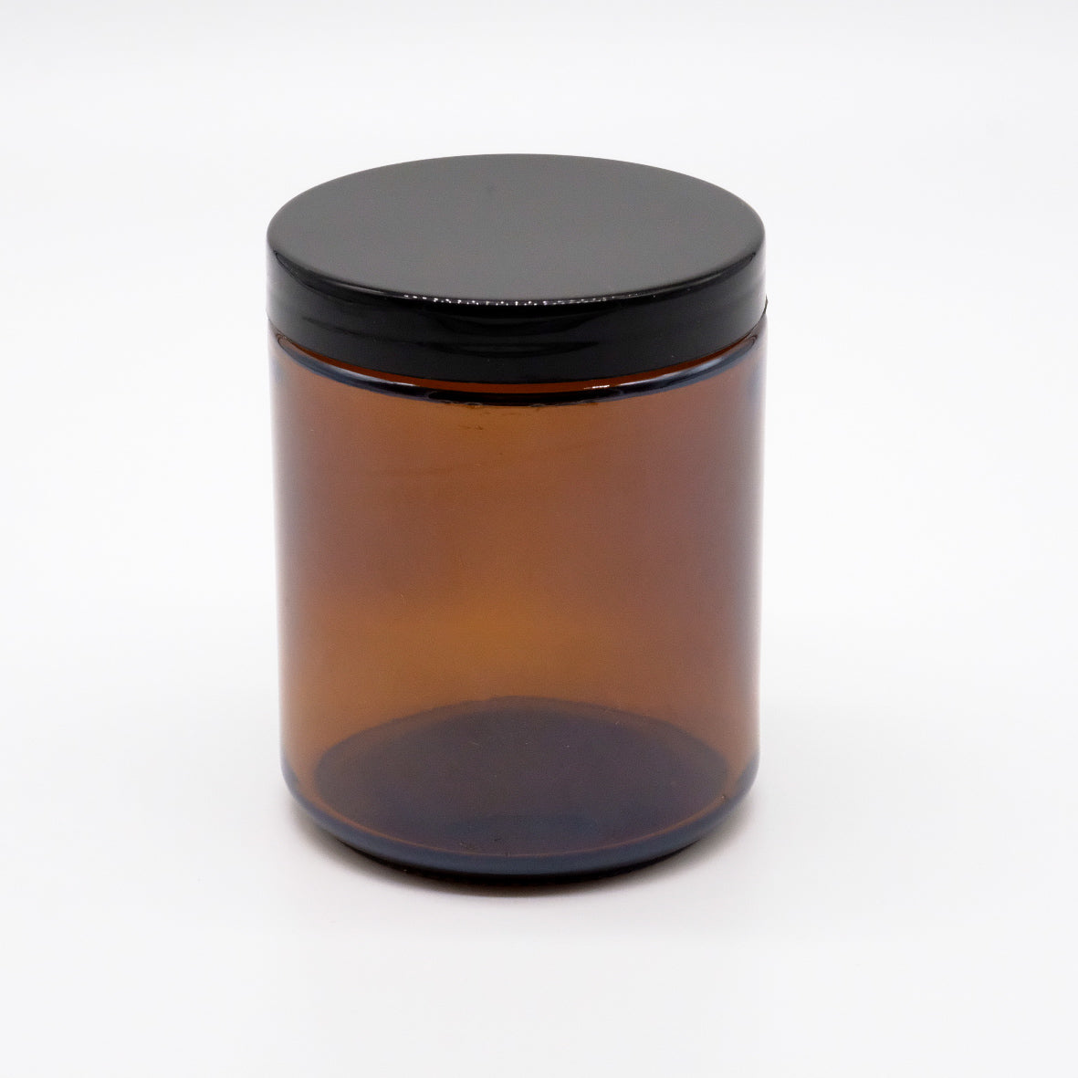 Amber Glass Cosmetic Container