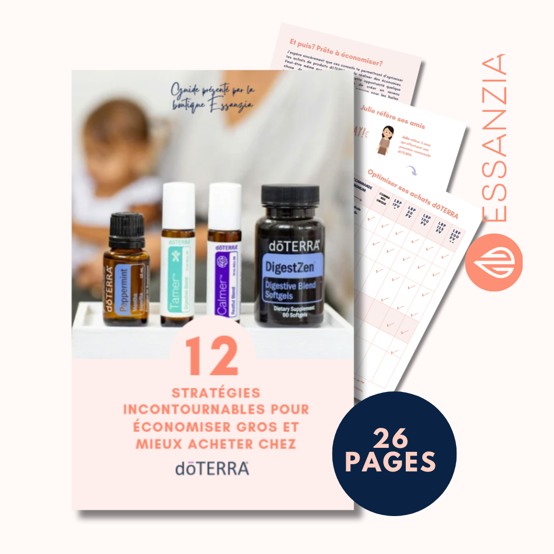 Ebook : 12 stratégies incontournables pour économiser gros et mieux acheter chez doTERRA