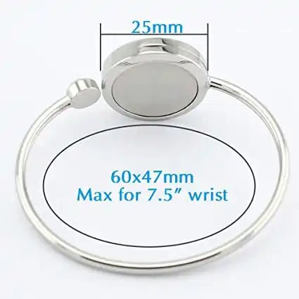 Bracelet diffuseur d'huiles essentielles en acier Inoxydable 316L