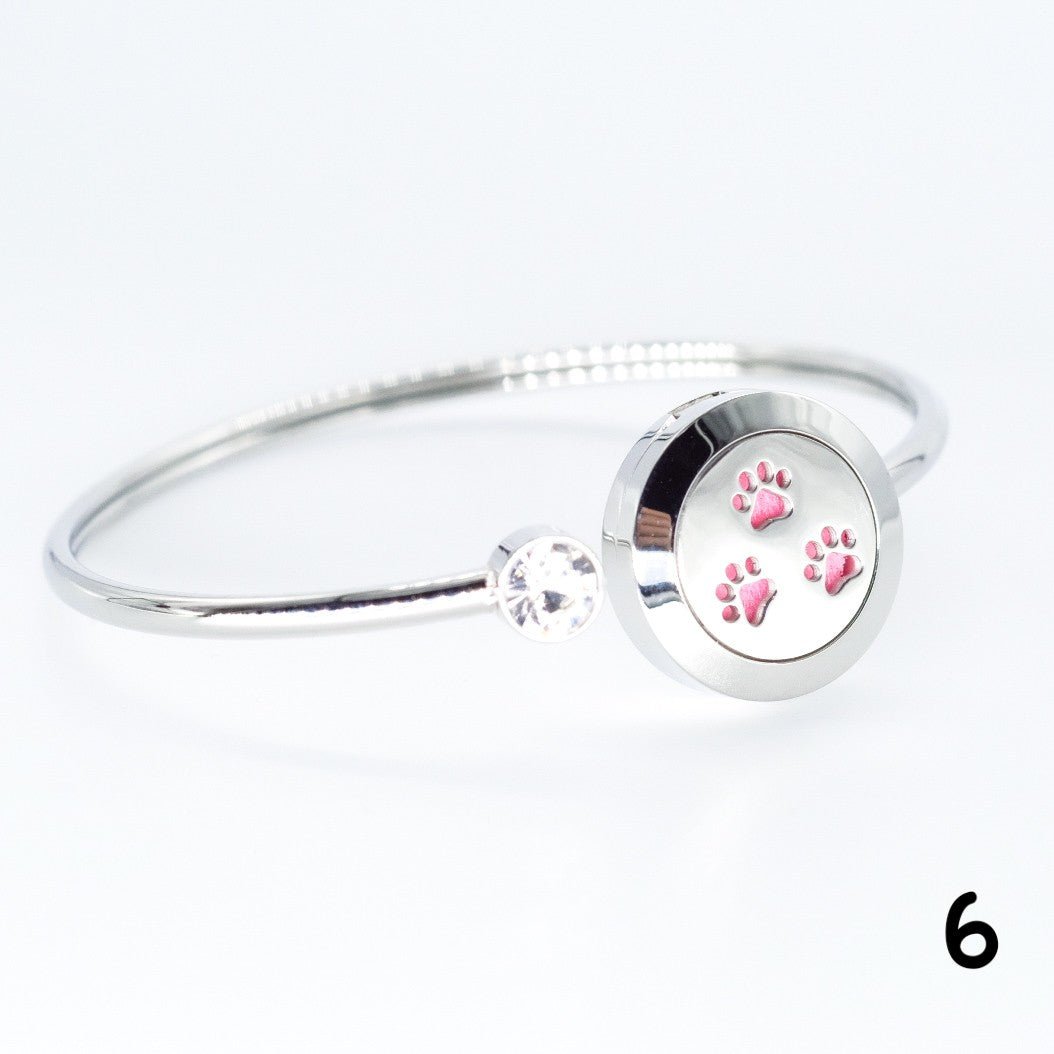 Essential oil diffuser bracelet in 316L stainless steel