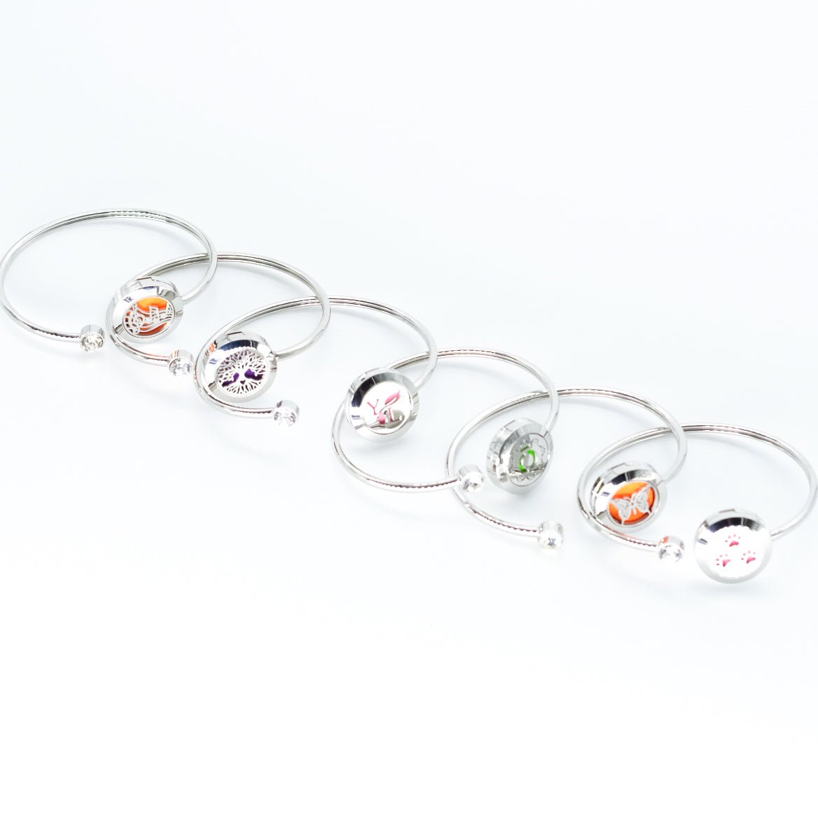 Bracelet diffuseur d'huiles essentielles en acier Inoxydable 316L