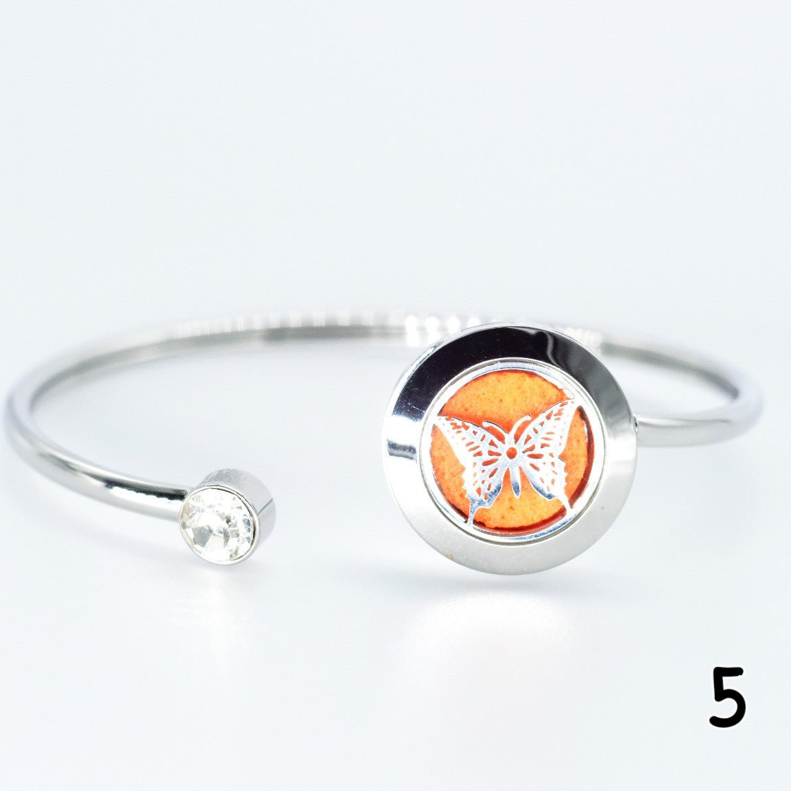Essential oil diffuser bracelet in 316L stainless steel