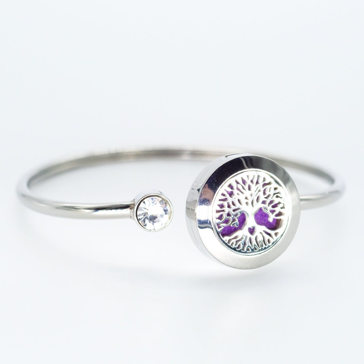 Essential oil diffuser bracelet in 316L stainless steel