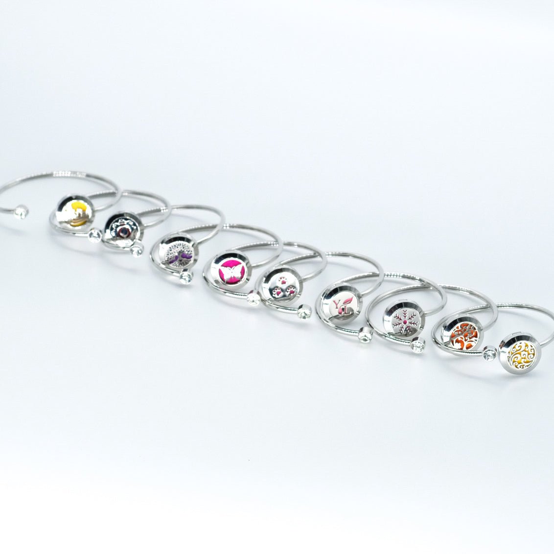 Bracelet diffuseur d'huiles essentielles en acier Inoxydable 316L