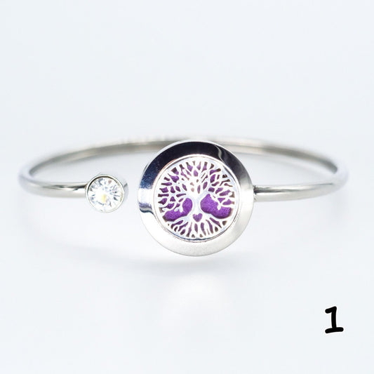 Bracelet diffuseur d'huiles essentielles en acier Inoxydable 316L