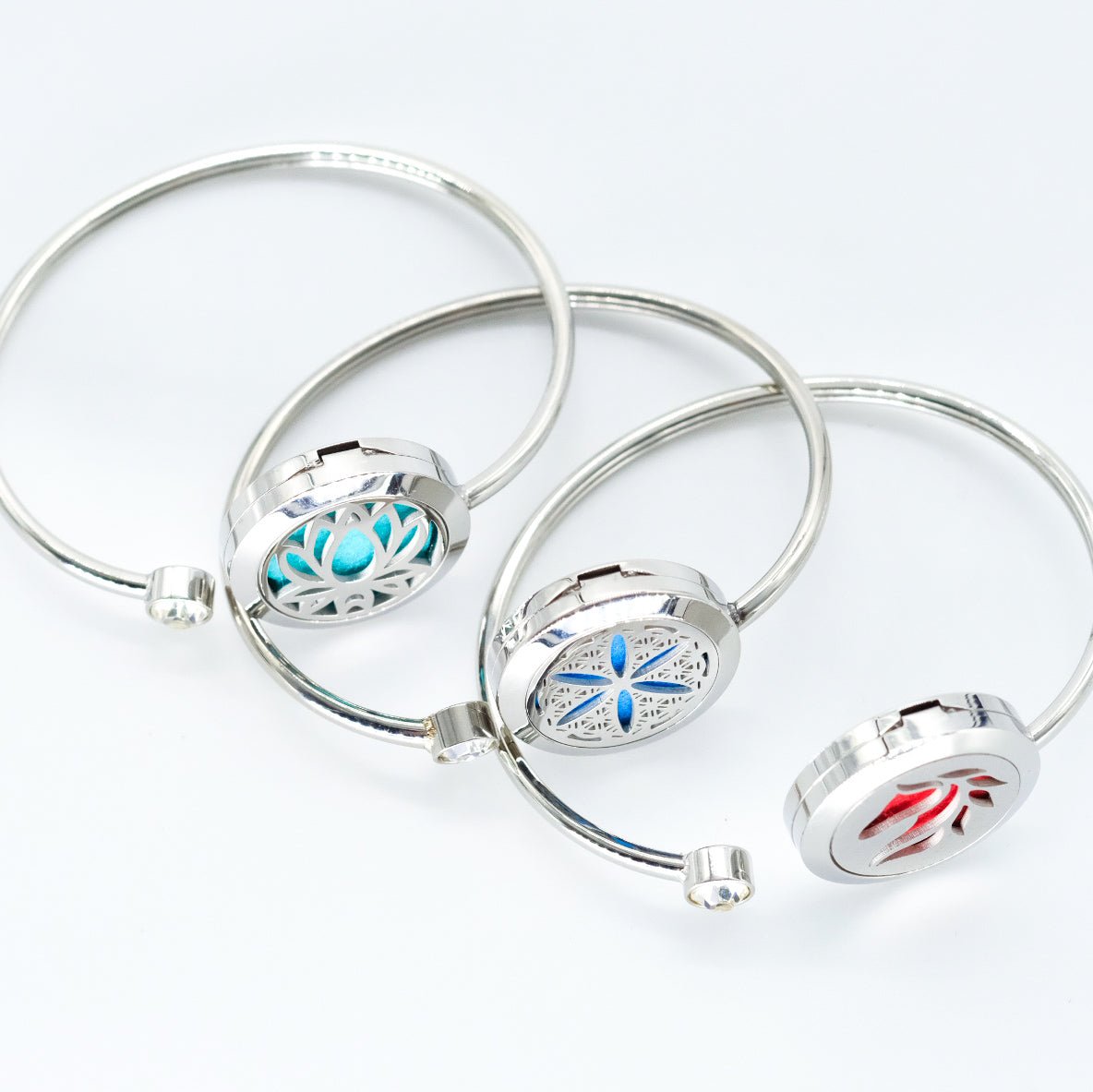 Essential oil diffuser bracelet in 316L stainless steel