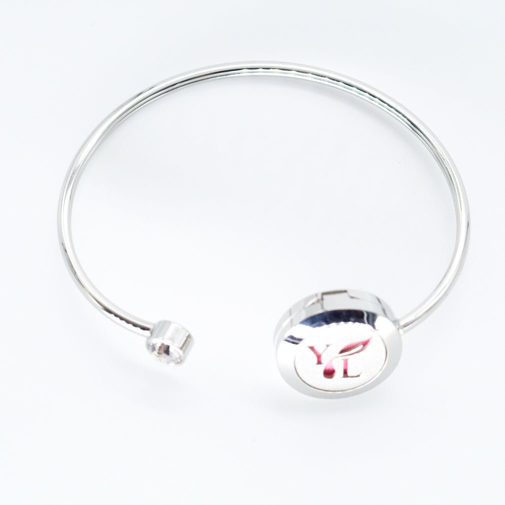Essential oil diffuser bracelet in 316L stainless steel