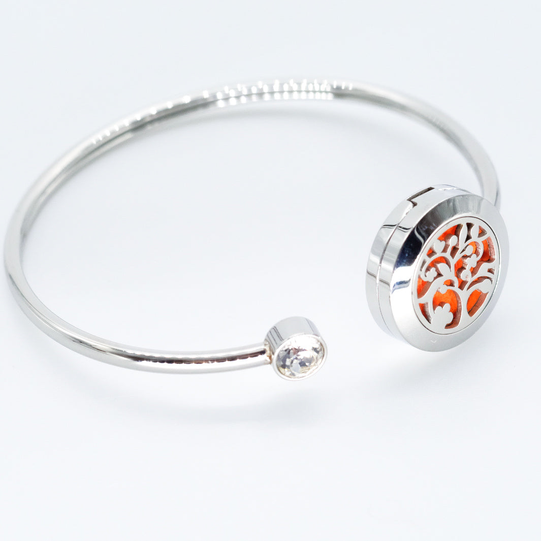 Essential oil diffuser bracelet in 316L stainless steel