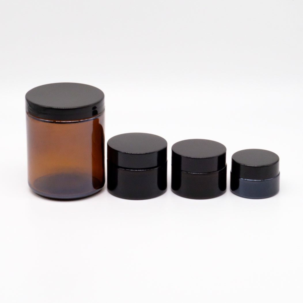 Contenant pour Cosmétique en Verre Ambré
