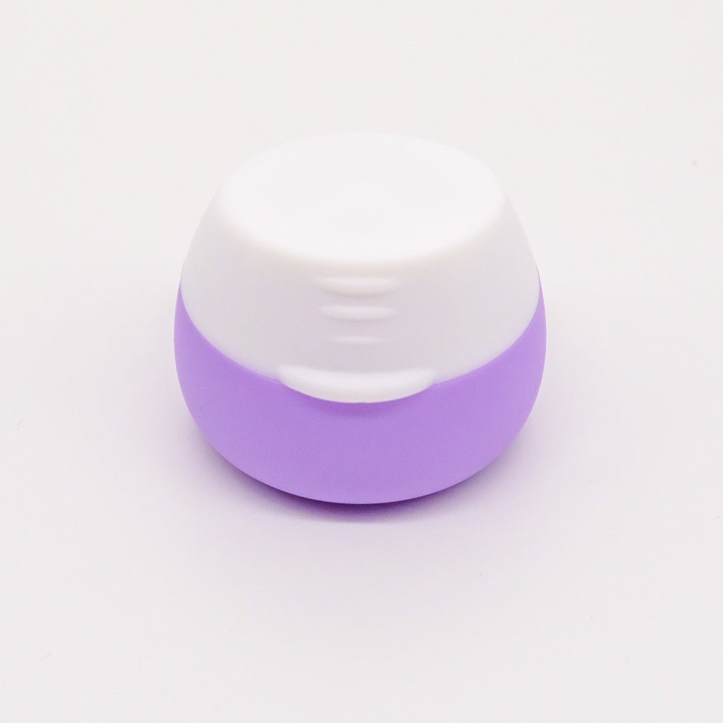 Contenants Cosmétiques en Silicone pastel avec bouchon blanc – lot de 4