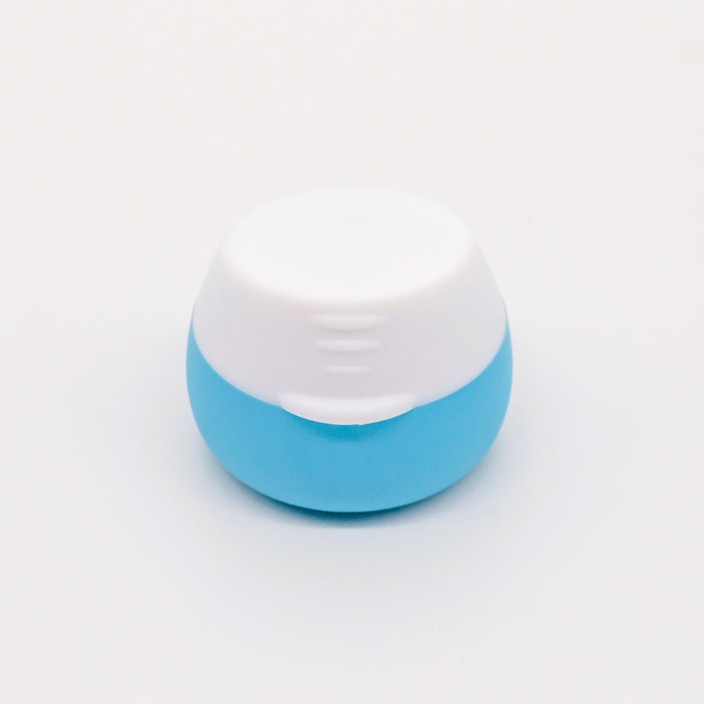 Contenants Cosmétiques en Silicone pastel avec bouchon blanc – lot de 4