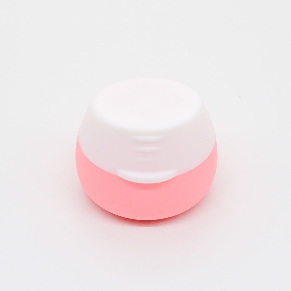 Contenants Cosmétiques en Silicone pastel avec bouchon blanc – lot de 4