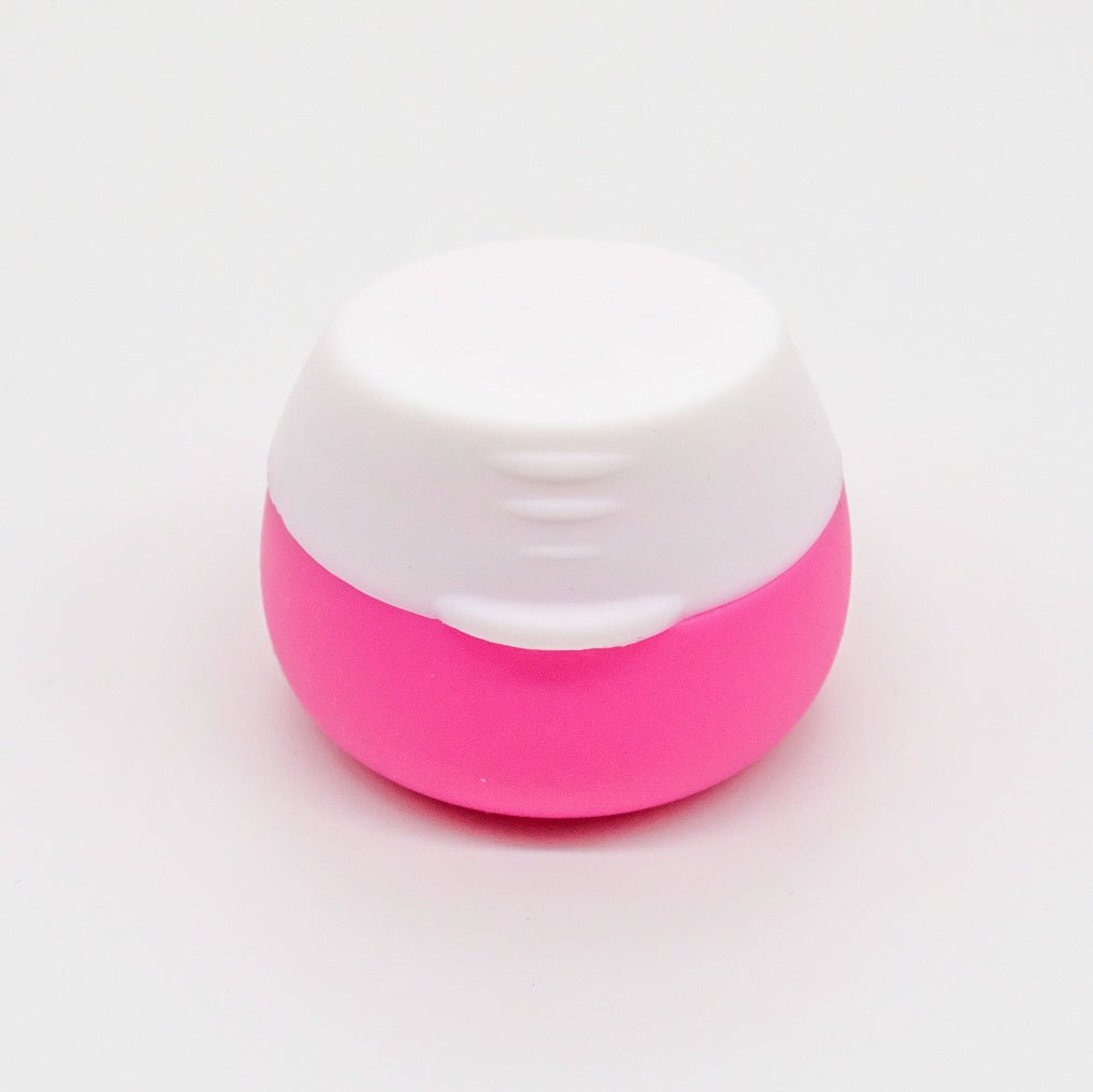 Contenants Cosmétiques en Silicone pastel avec bouchon blanc – lot de 4