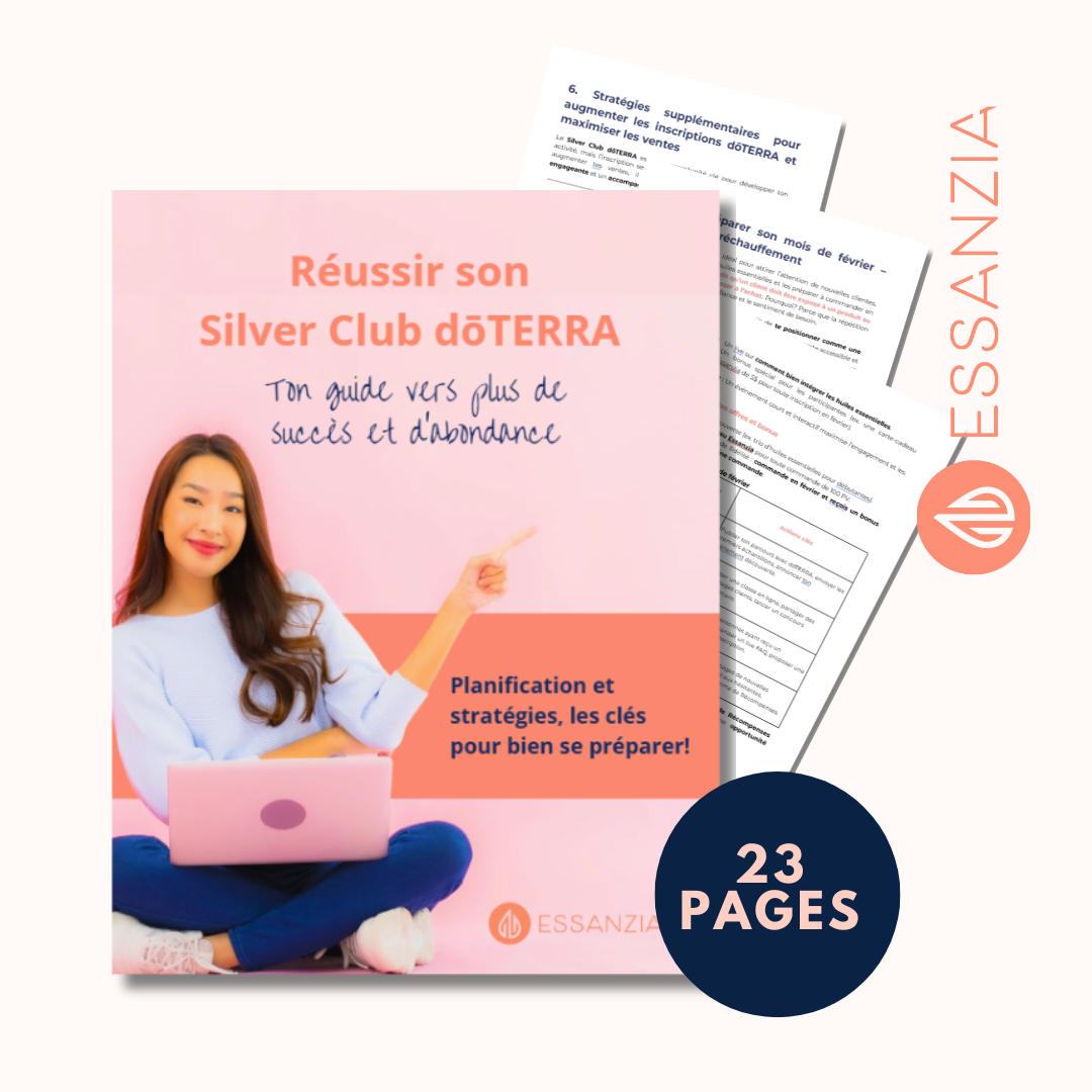 Ebook gratuit : Réussir son Silver Club doTERRA