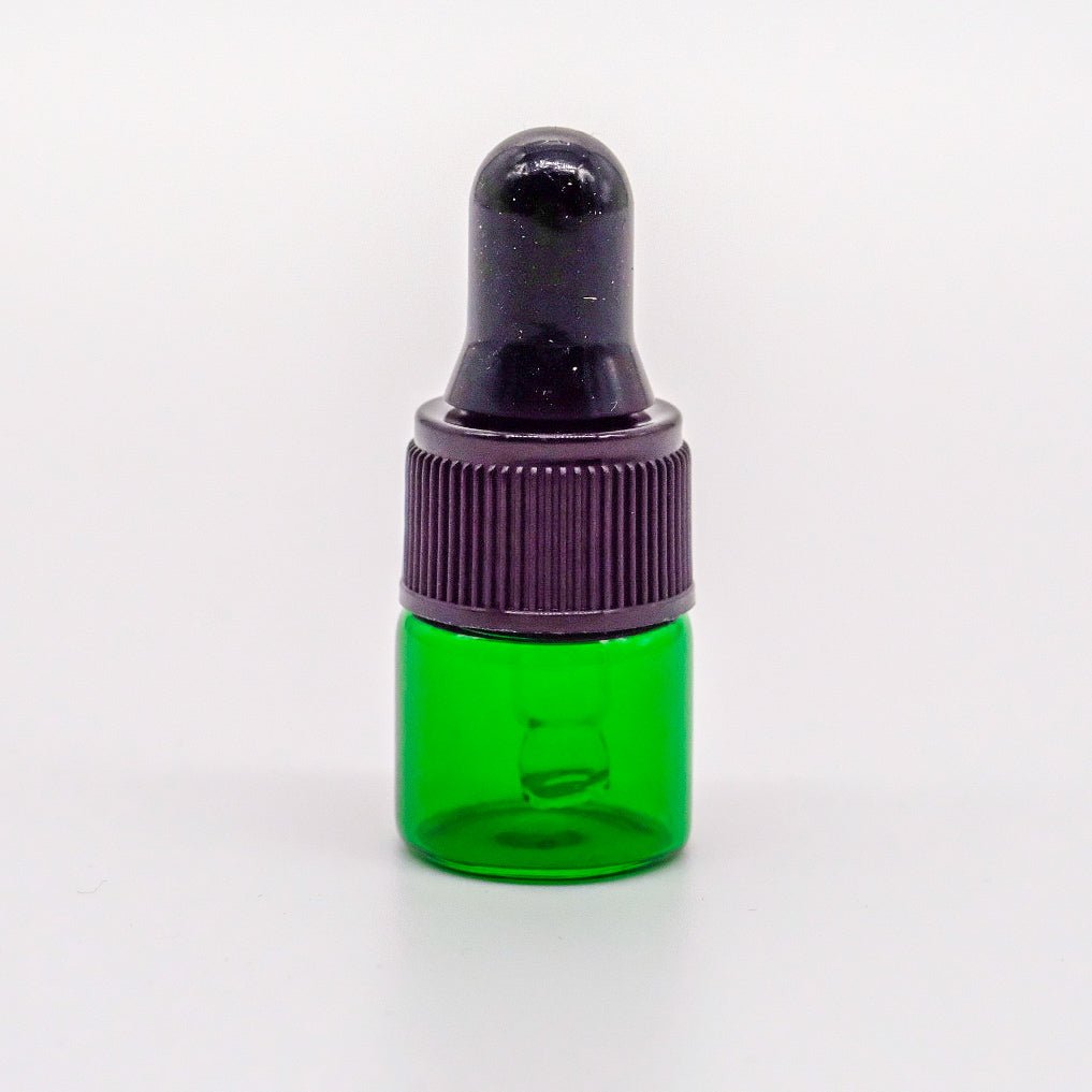 1ml glass bottles with dropper caps