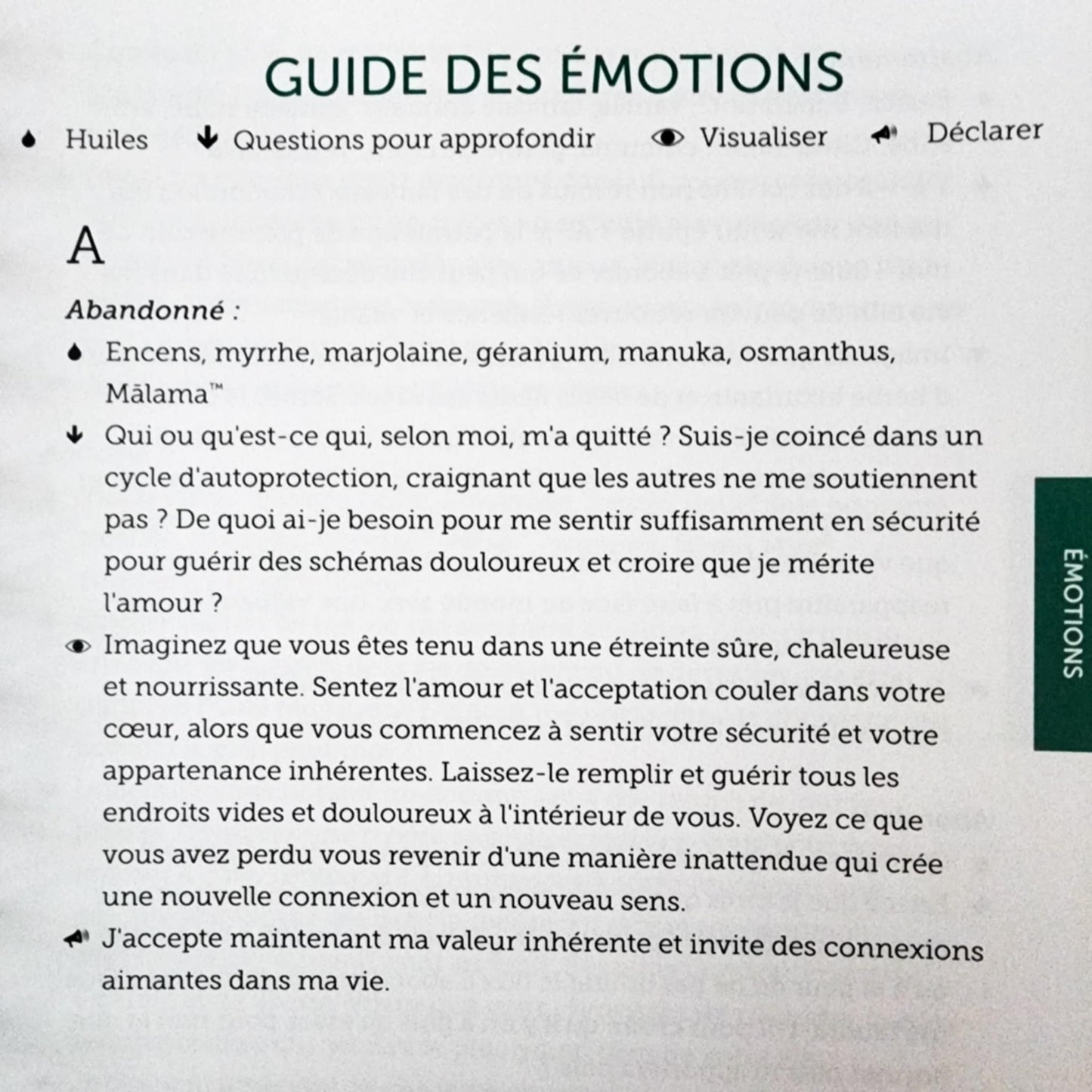Livre Émotions Essentielles - 13e édition - Français