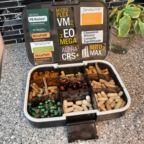 Vitamin Box with 9 Compartments