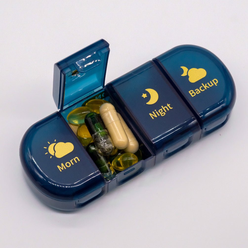 Space Saver Weekly Vertical Pill Box