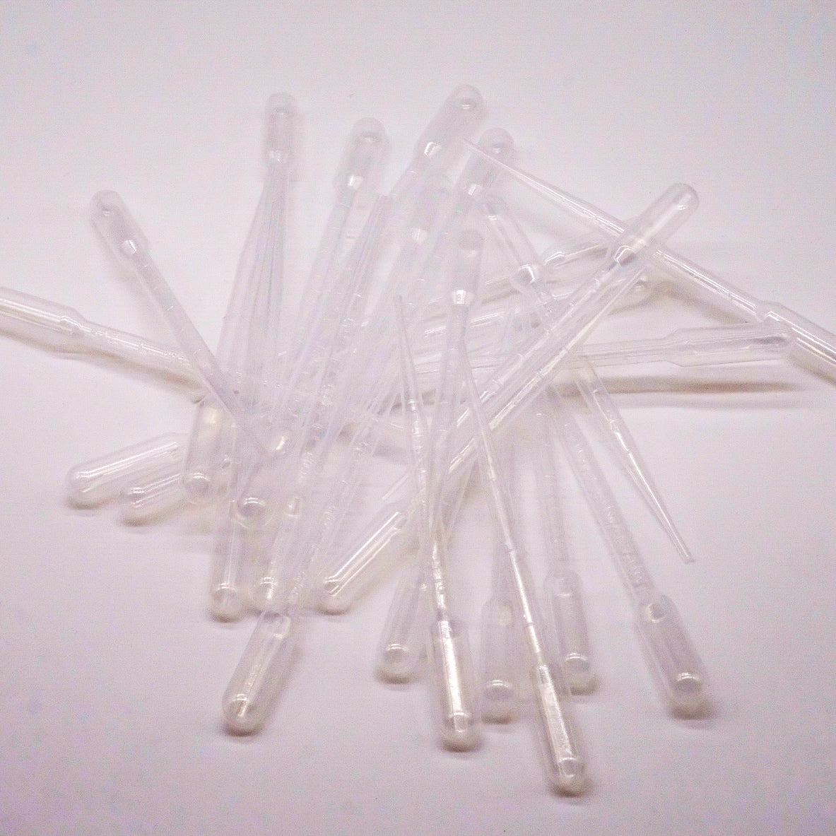 Pipette Compte-gouttes jetable 3 ml graduée (0,25 ml) en plastique LDPE