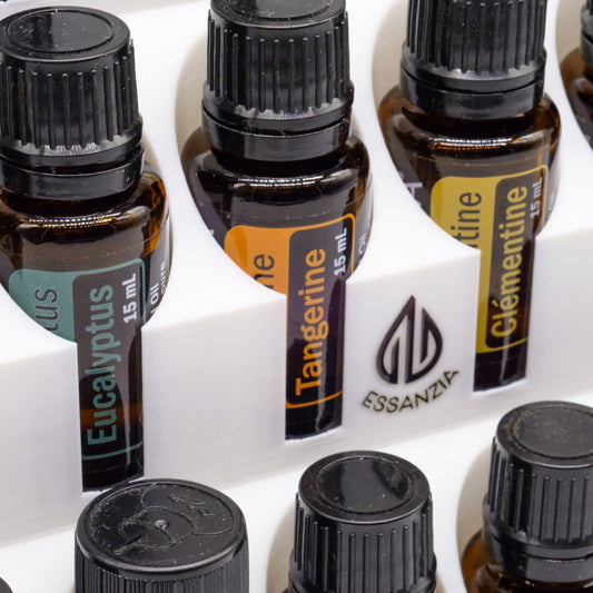 • Présentation professionnelle : idéal pour exposer vos huiles lors d’ateliers, marchés ou consultations