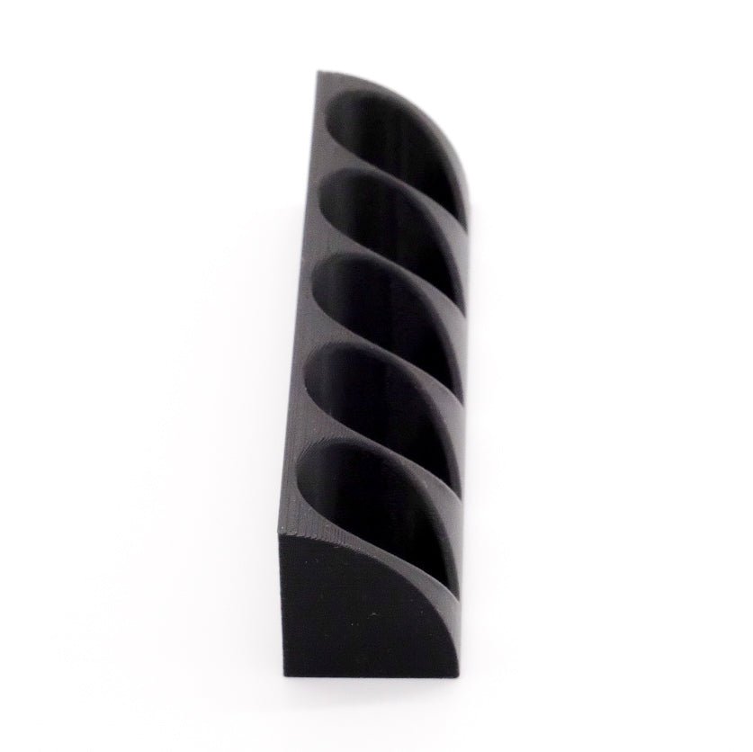 Black miniature display - 5 bottles 5ml or 10ml